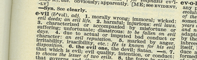 Dictionary-Evil